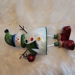 Christmas tea candle holder